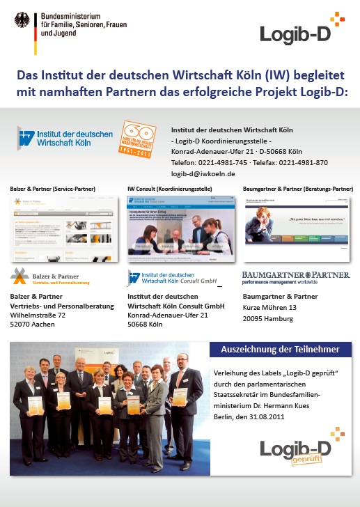 Balzer & Partner ist Projektpartner des Logib-D Konsortiums